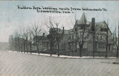 Fulton Ave looking south from Delaware St around 1900